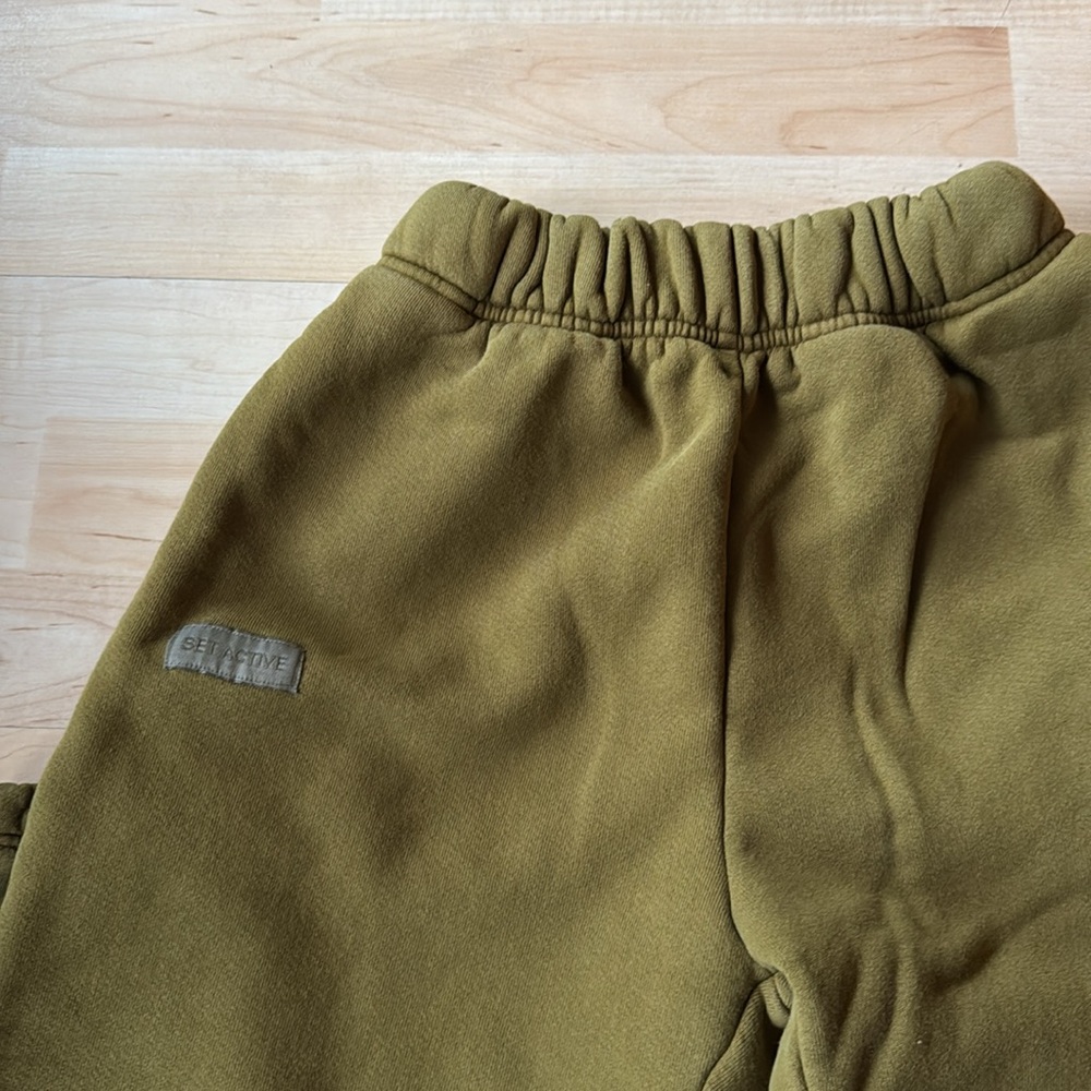 Set active sweatpants soho green
